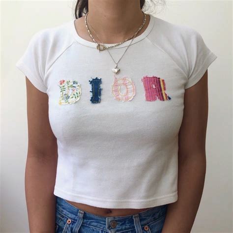 dior baby tee womens|vintage Dior baby tee.